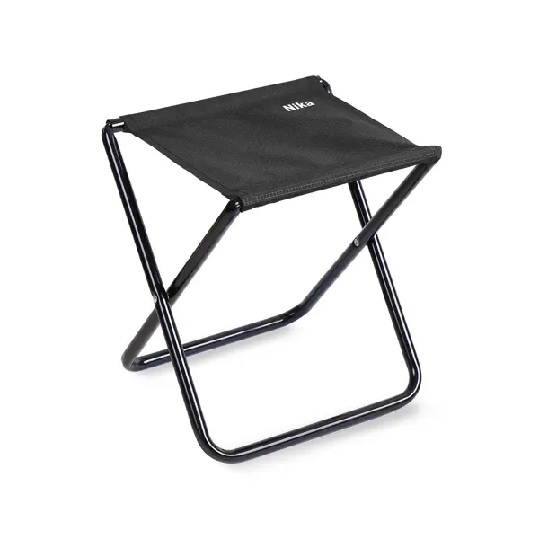Табурет садовый складной Nika 35x46x4 см металл черный