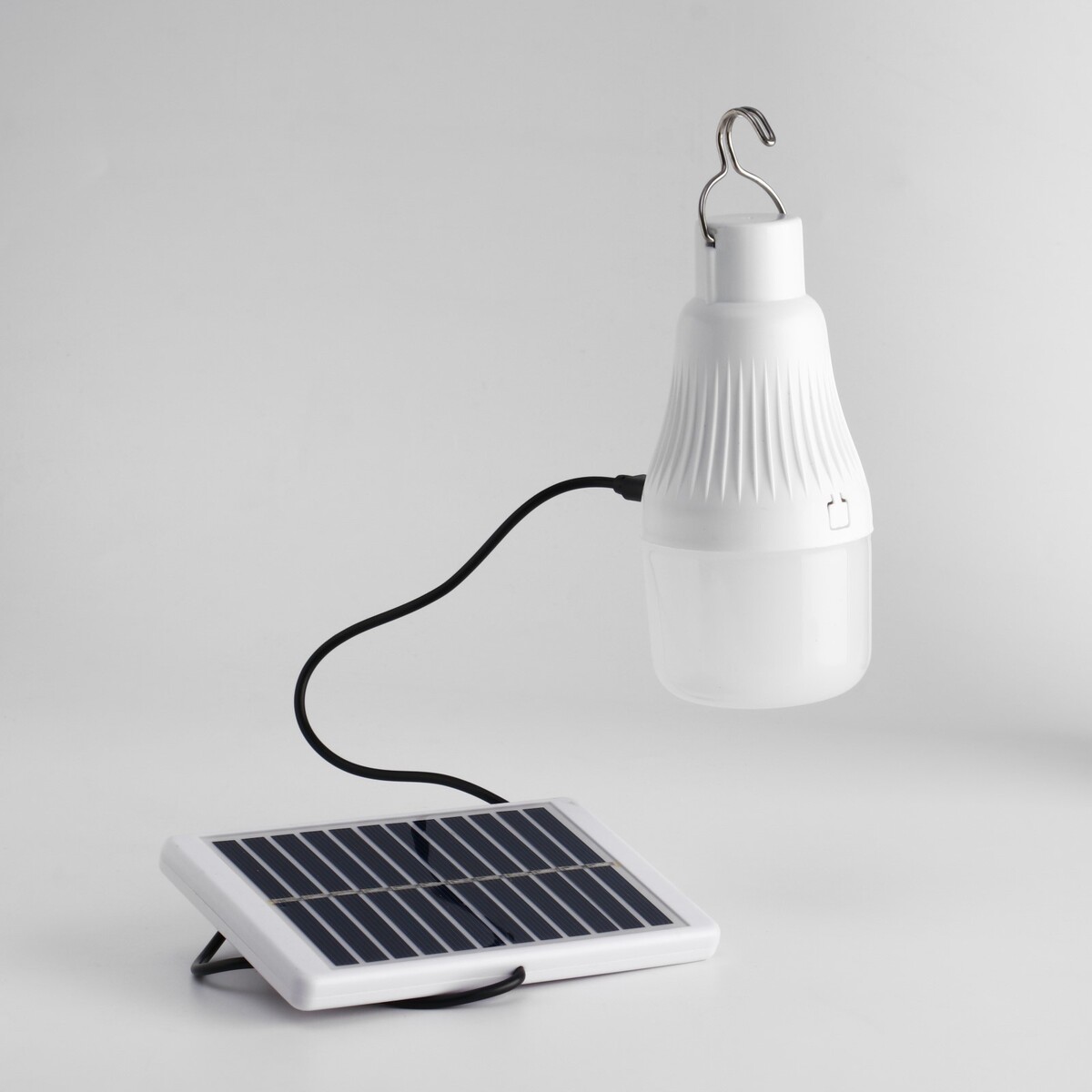 Фонарь кемпинговый аккумуляторный, 10 вт, 500 мач, 6 в, 20 smd, 3 режима, солнечная батарея